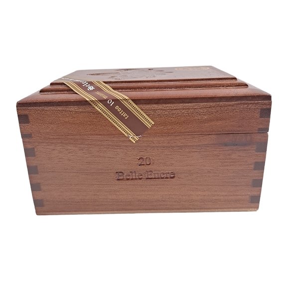 Tatuaje 10th Anniversary Belle Encre Wooden Cigar Box Hinge Lid 2015 Empty - Picture 3 of 14